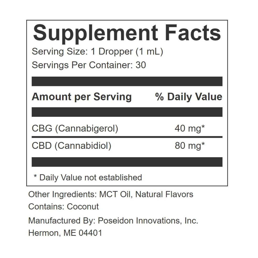 Recover (2:1 CBD+CBG) 1 oz